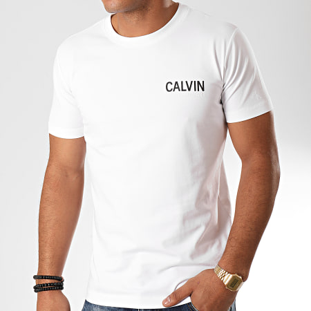Calvin Klein - Tee Shirt Calvin Stretch 4566 Blanc