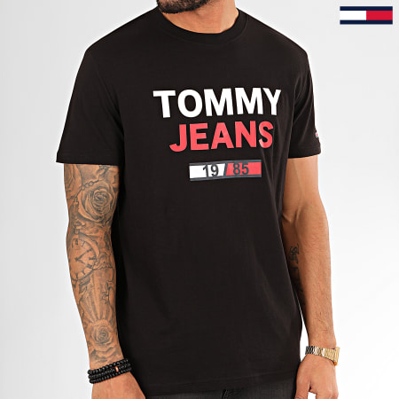Tommy Jeans - Tee Shirt 1985 Logo 7537 Noir