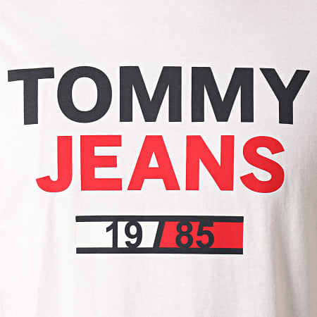 Tommy Jeans - Tee Shirt 1985 Logo 7537 Blanc