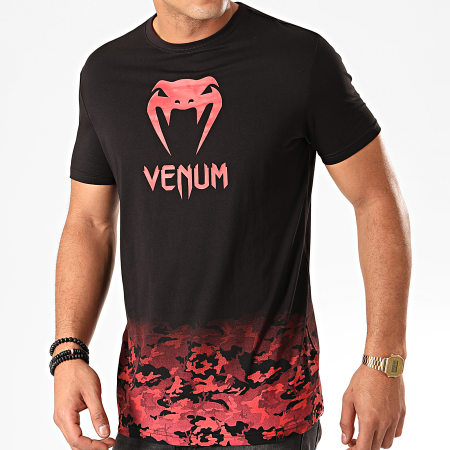 Venum - Tee Shirt Camouflage Classic 03526 Noir Rouge