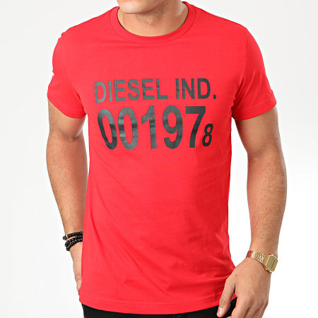 Diesel - Tee Shirt Diego 001978 00SASA-0AAXJ Rouge