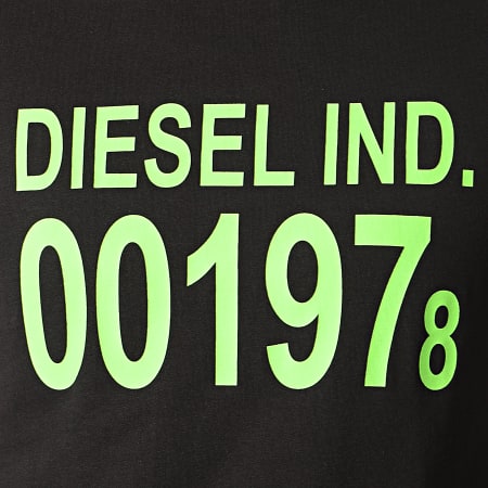 Diesel - Tee Shirt Diego 00SASA-0AAXJ Noir Vert