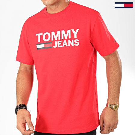 Tommy Jeans - Tee Shirt Classics Logo 4837 Rouge