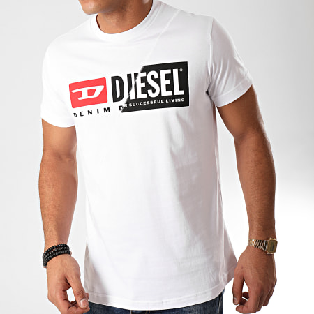 Diesel - Tee Shirt Diego Cuty 00SDP1-0091A Blanc