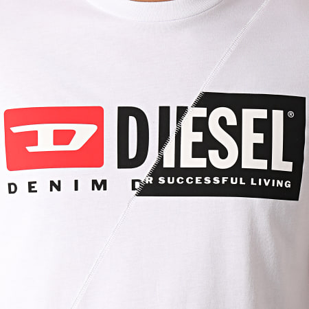 Diesel - Tee Shirt Diego Cuty 00SDP1-0091A Blanc