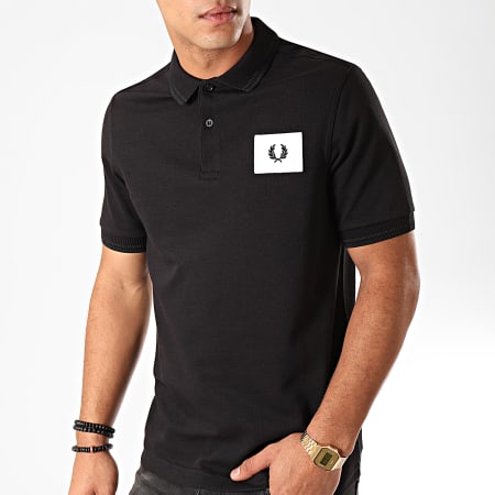 Fred Perry - Polo Manches Courtes Acid Brights M7540 Noir