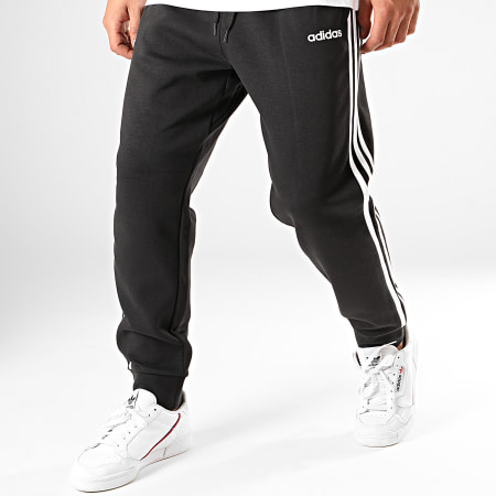 adidas - Pantalon Jogging A Bandes Essential 3 Stripes DQ3095 Noir