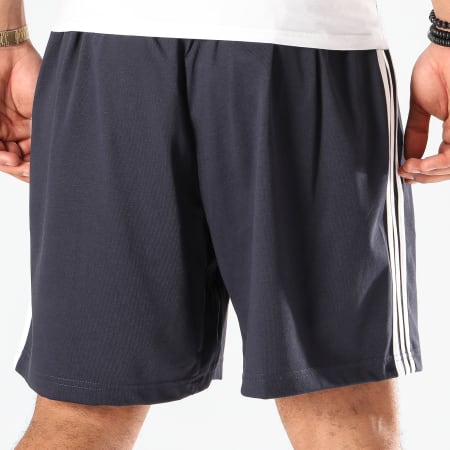 Adidas Originals - Short Jogging A Bandes DU0492 Bleu Marine Blanc