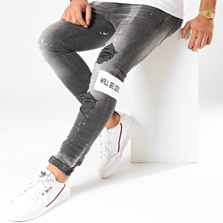 Classic Series - Jean Skinny DHZ-2868-1 Gris Anthracite