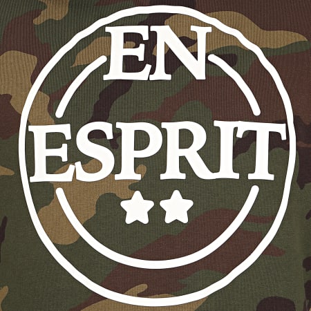 Heuss L'Enfoiré - Sweat Capuche En Esprit 2020 Camouflage Vert Kaki