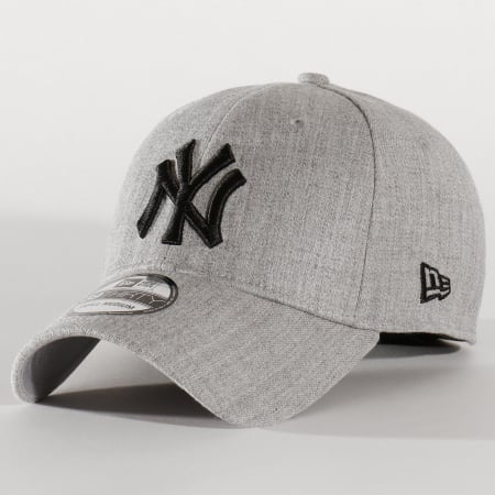 New Era - Casquette Fitted 39Thirty Heather Estl 12134987 New York Yankees Gris Chiné