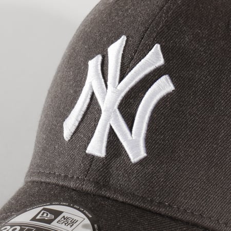 New Era - Casquette Fitted 39Thirty Heather Estl 12134988 New York Yankees Gris Anthracite Chiné