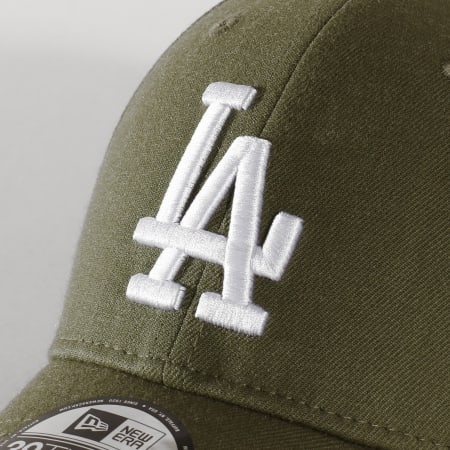 New Era - Casquette Fitted 39Thirty Heather Essential 12134990 Los Angeles Dodgers Vert Kaki