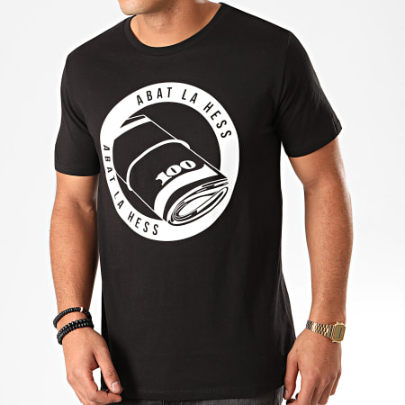 OhMonDieuSalva - Camiseta ABLH Negro Blanco
