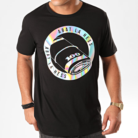 OhMonDieuSalva - Camiseta ABLH Iridiscente Negra