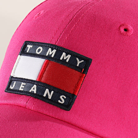 Tommy Jeans - Casquette Femme Heritage 8148 Rose