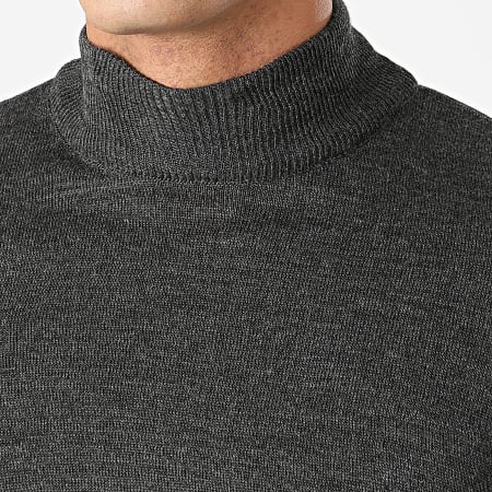 Aarhon - Pull AAP002 Gris Anthracite Chiné