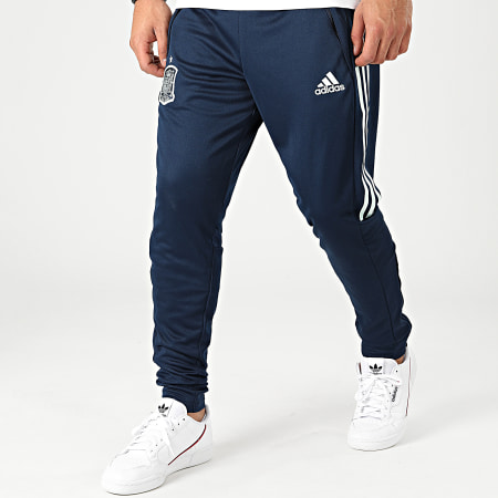 Adidas Sportswear - Pantalon Jogging A Bandes FEF FI6286 Bleu Marine