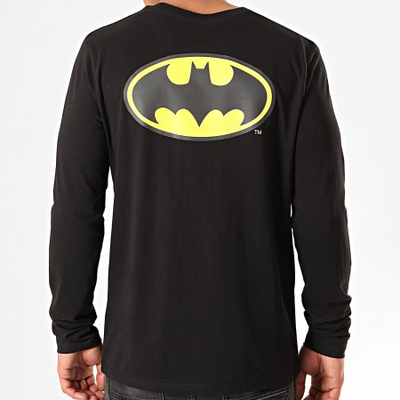 DC Comics - Tee Shirt Manches Longues Original Logo Back Noir