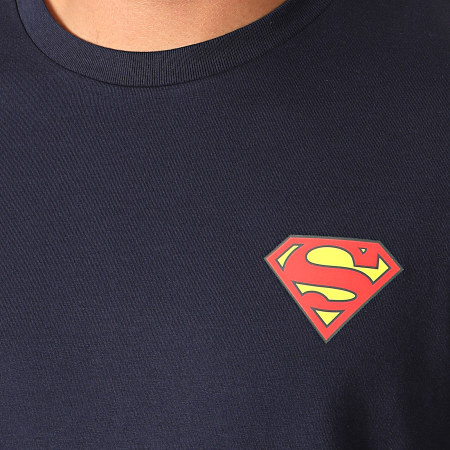 DC Comics - Tee Shirt Original Logo Back Bleu Marine
