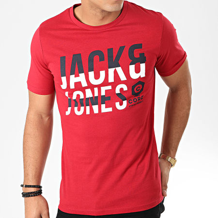 Jack And Jones - Tee Shirt Dada Rouge