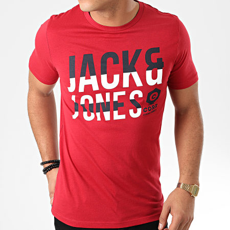Jack And Jones - Tee Shirt Dada Rouge