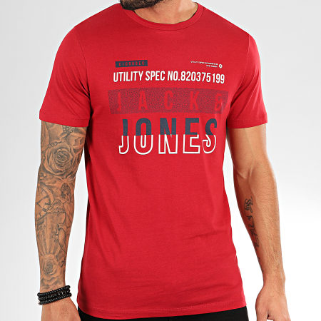 Jack And Jones - Tee Shirt Booth Rouge