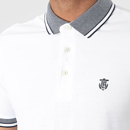 Selected - Polo Manches Courtes Twist Blanc