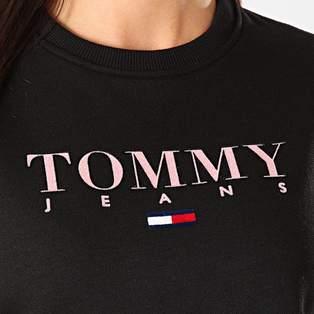 Tommy Jeans - Sweat Crewneck Femme Essential Logo 7543 Noir