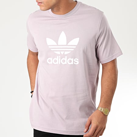 Adidas Originals - Tee Shirt Trefoil ED4714 Mauve
