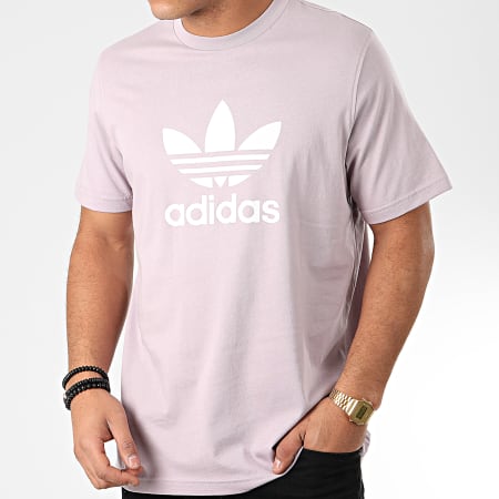 Adidas Originals - Tee Shirt Trefoil ED4714 Mauve