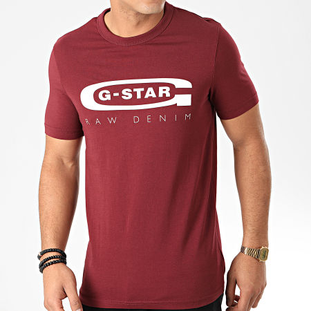 G-Star - Tee Shirt Graphic 4 D15104-336 Bordeaux