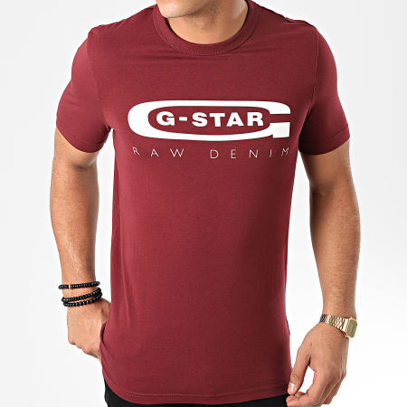 G-Star - Tee Shirt Graphic 4 D15104-336 Bordeaux