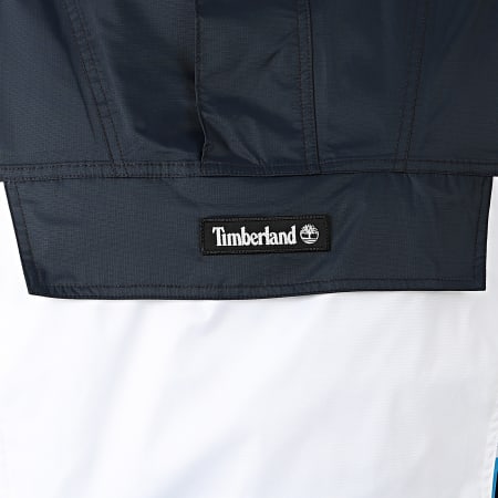 Timberland - Veste Outdoor A Capuche A1WVT Bleu Marine Blanc