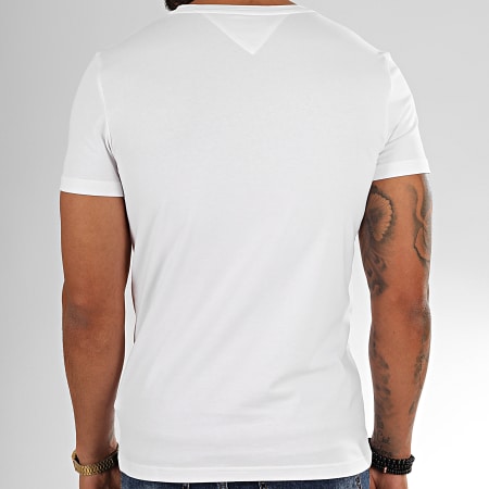 Tommy Hilfiger - Core Stretch Camiseta cuello pico 2045 Blanco