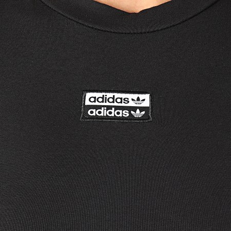 Adidas Originals - Body Tee Shirt Manches Longues Femme ED7455 Noir Blanc