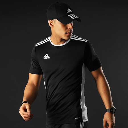 Adidas Sportswear - Entrada 18 CF1035 Maglietta a righe nere
