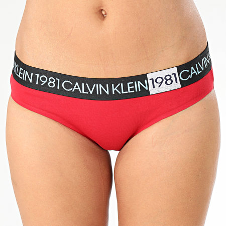 Calvin Klein - Culotte Femme Bikini 5449E Rouge