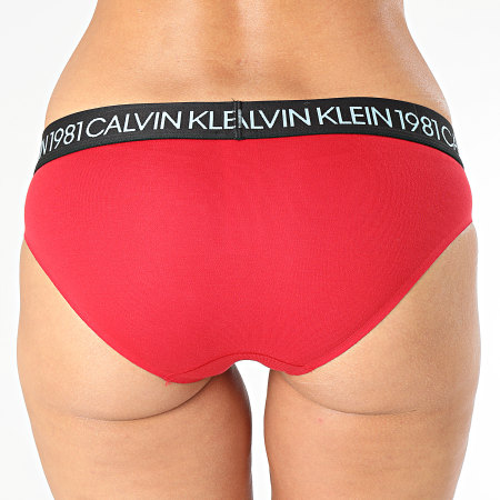 Calvin Klein - Culotte Femme Bikini 5449E Rouge