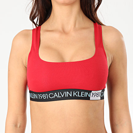 Calvin Klein - Brassière Femme Unlined 577E Rouge