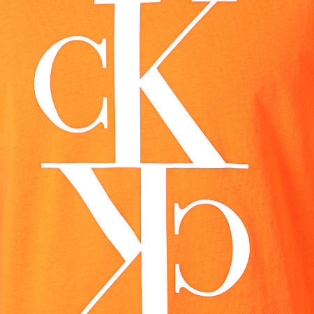 Calvin Klein - Tee Shirt Mirrored Monogram 4106 Orange