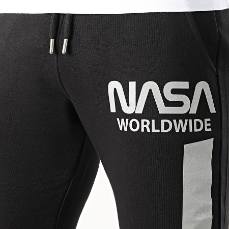 NASA - Pantalon Jogging Worldwide Reflective Noir