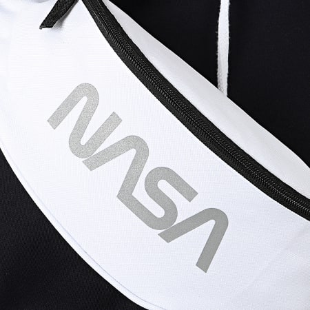 NASA - Worm Logo Reflective Banana Bag Blanco