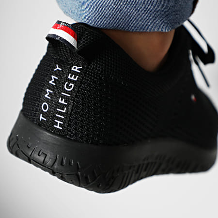 Tommy Hilfiger - Baskets Corporate Knit Modern Sneaker 2600 Black