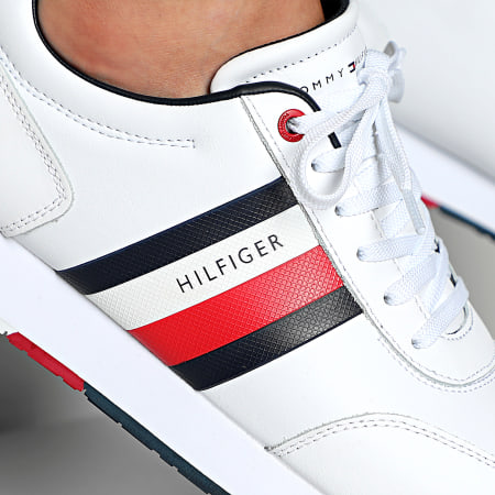 Tommy Hilfiger - Baskets Corporate Leather Flag Runner 2602 White