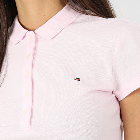 Tommy Hilfiger - Polo Manches Courtes Slim Femme New Chiara 6661 Rose