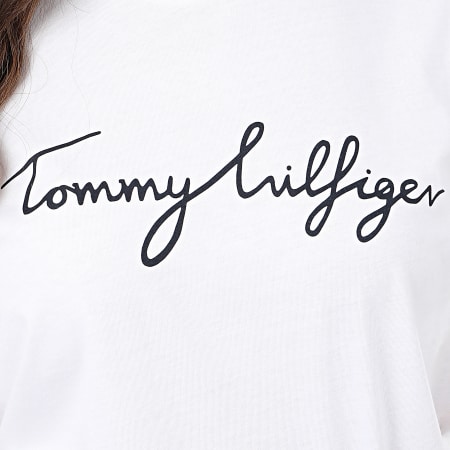 Tommy Hilfiger - Camiseta blanca Heritage 4967 para mujer
