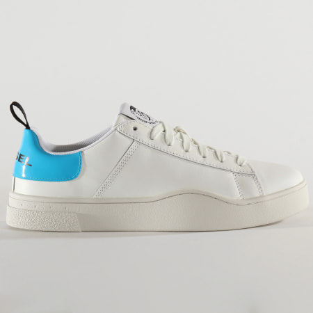 Diesel - Baskets S-Clever Low Lace Y02045-P0299 White Blue Fluo