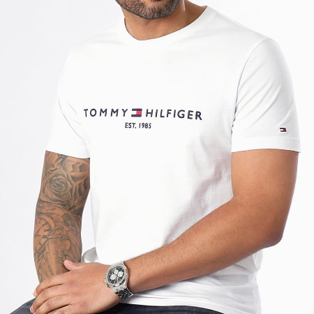 Tommy Hilfiger - Tee Shirt Core Tommy Logo 1465 Blanc