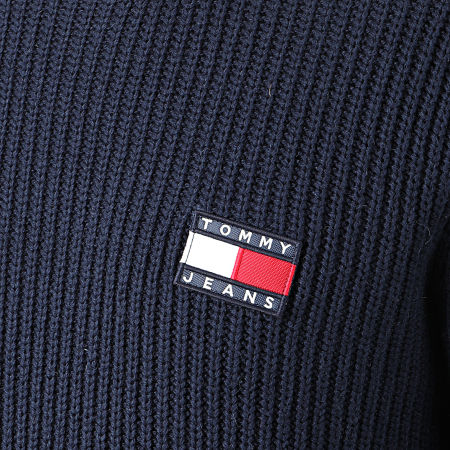 Tommy Jeans - Pull Tommy Badge 7418 Bleu Marine